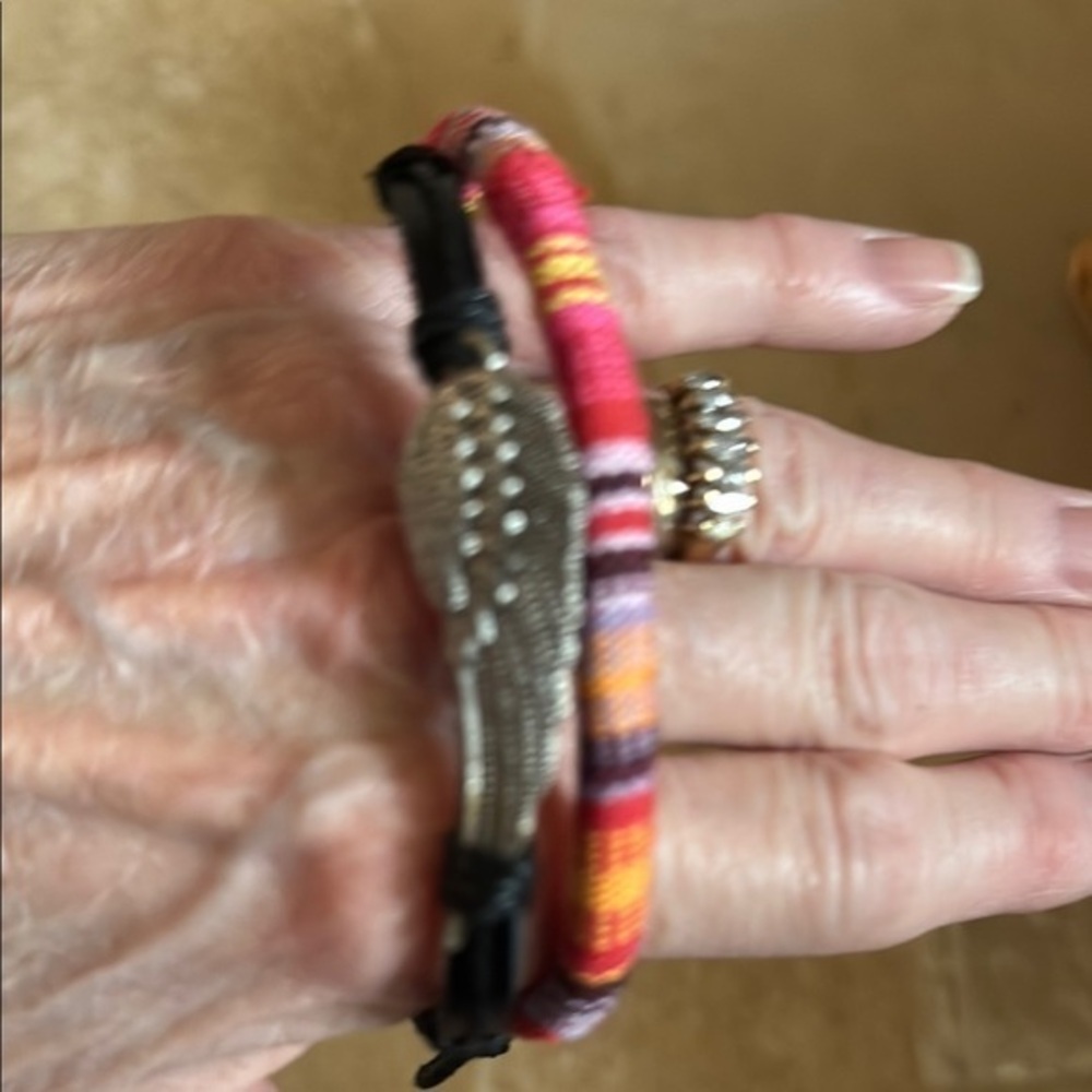 💛Colorful angel wing Bracelet